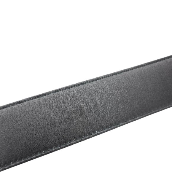 Yves Saint Laurent  Cassandre Leather Belt Beige Size 90 - Picture 10 of 11